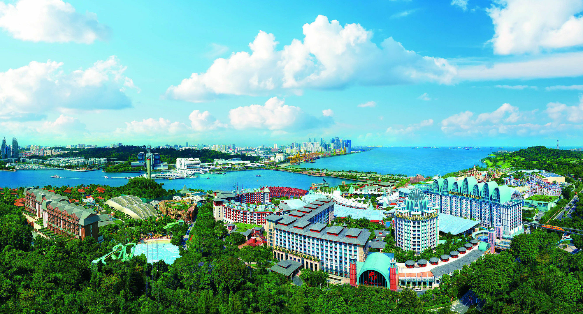 Resorts World Sentosa - Crockfords Tower Singapore Eksteriør billede